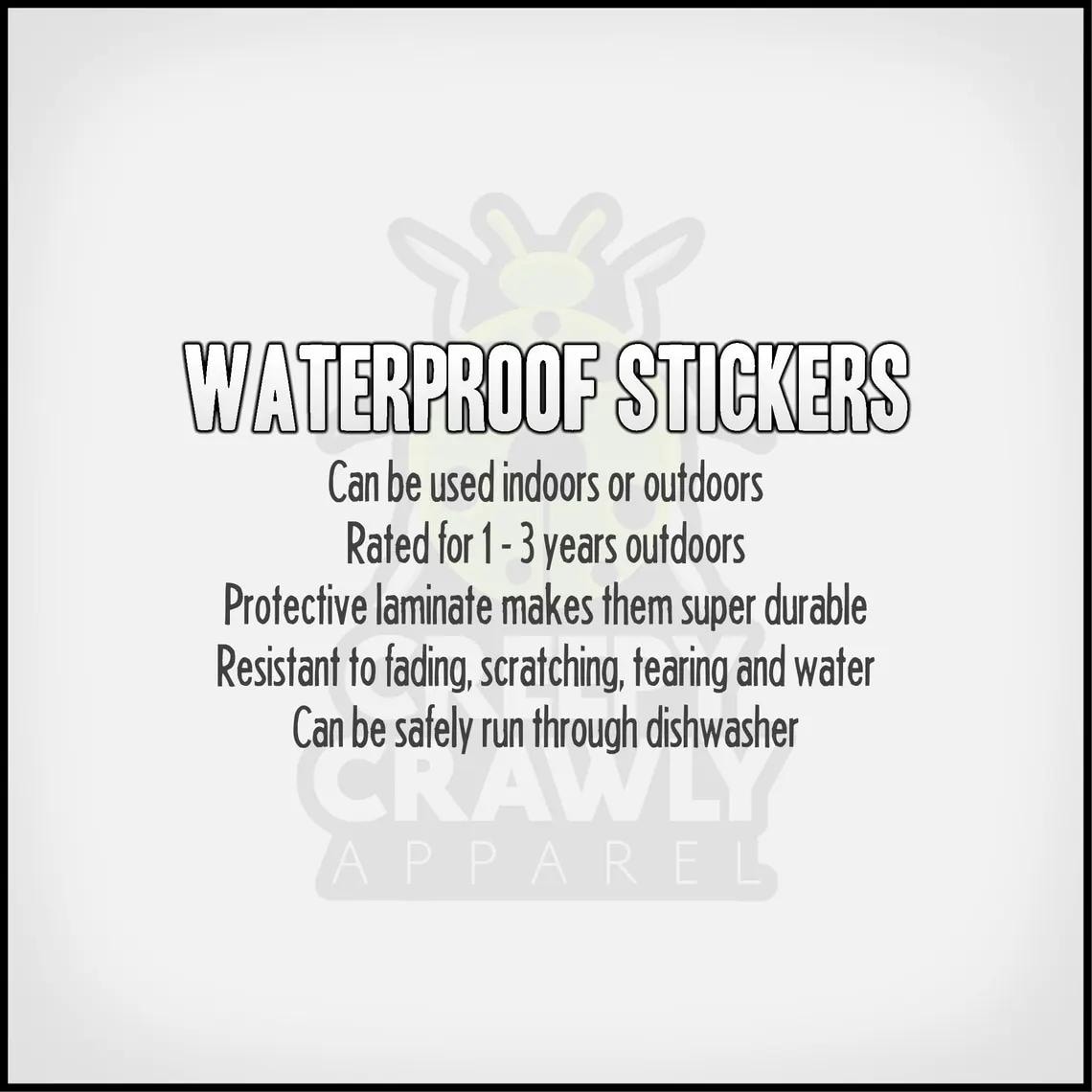 Ant Sticker, Bug Sticker, Cute Brown Ants Sticker, Waterproof Bug Decal ...
