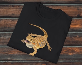 Bearded Dragon Shirt, Unisex Reptile Shirt, Angry Bearded Dragon, Beardie Shirt, Reptile Gift