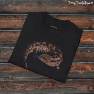 Blaue Zunge Skink Shirt, Unisex Reptilien Shirt, süße Blaue Zunge Skink, Eidechse Shirt, Reptilien Geschenk