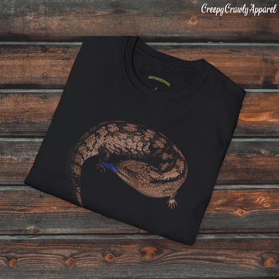 Blue Tongue Skink Shirt, Unisex Reptile Shirt, Cute Blue Tongue Skink, Lizard Shirt, Reptile Gift