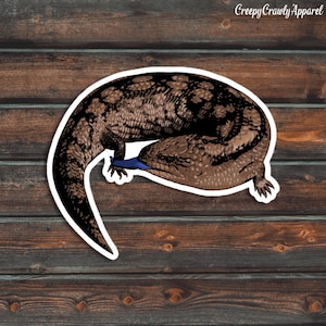 Blaue Zunge Skink Aufkleber, Reptil Aufkleber, Eidechse Aufkleber, Vinyl Wasserdicht Haustier Blaue Zunge Skink Aufkleber