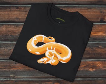 Leopard Clown Ball Python Shirt, Unisex Snake Shirt, Ball Python Shirt, Reptile Gift, Leopard Lavender Clown Ball Python Shirt