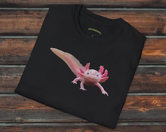 Axolotl Shirt, Unisex Amphibian Shirt, Axolotl Gift, Cute Axolotl T-Shirt