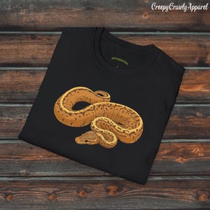 Pinstripe Ball Python Shirt, Unisex Reptile Shirt, Cute Ball Python Shirt, Reptile Gift, Pinstripe Ball Python Snake Gift