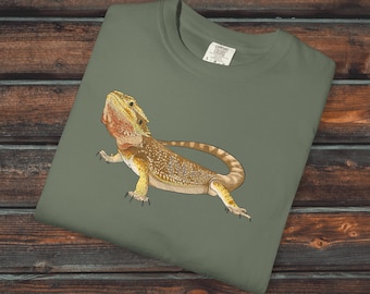 Camisa Comfort Colors® de dragón barbudo, unisex, para reptiles, adorable, regalo para reptiles