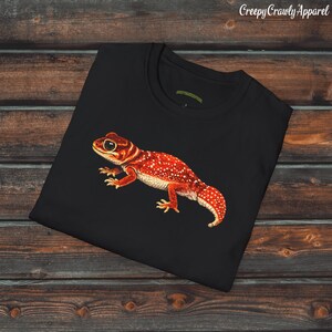 Shirt met knopstaartgekko, uniseks gekkoshirt, leuk reptielcadeau, T-shirt met knopstaartgekko