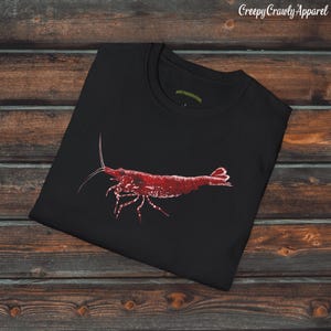 Cherry Shrimp Shirt, Unisex Shrimp Shirt, Neocaridina Shrimp, Cherry Shrimp Gift