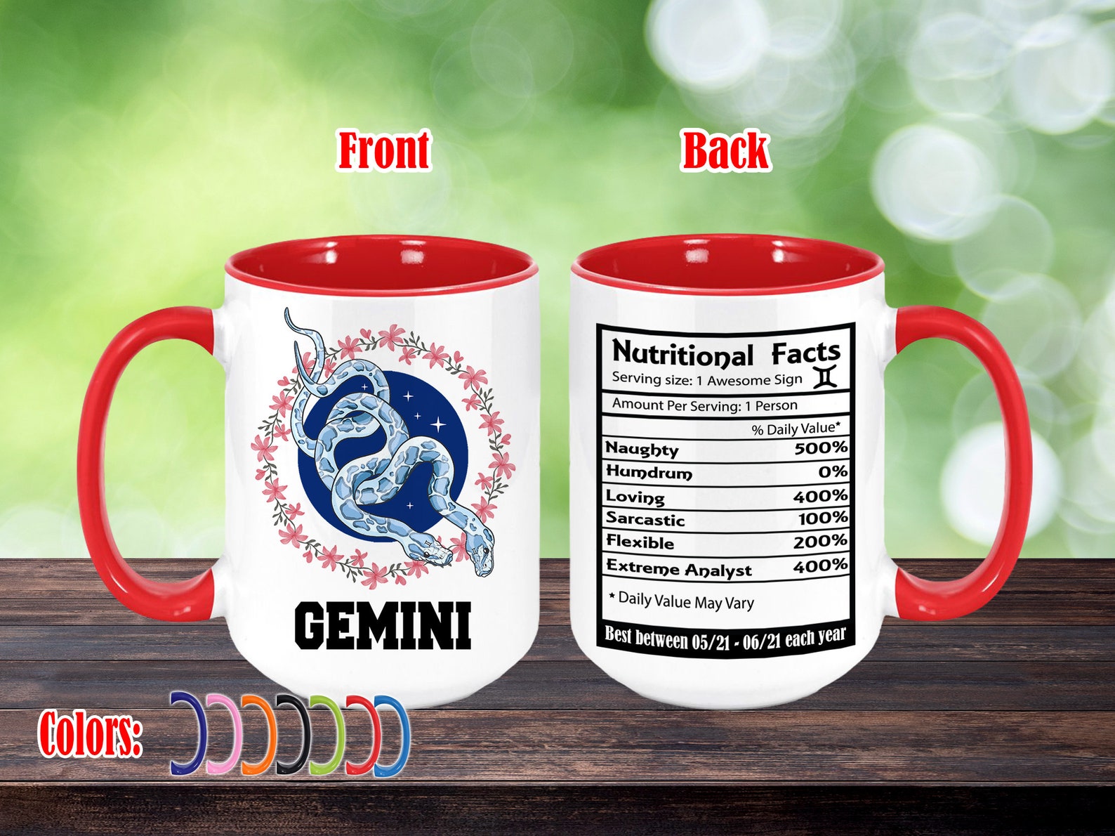 Gemini Mug Gemini Coffee Mug Gemini Cup Gemini Gifts Etsy