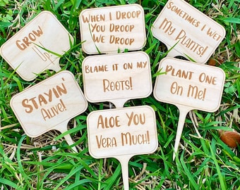 Plant Markers - Set of Three