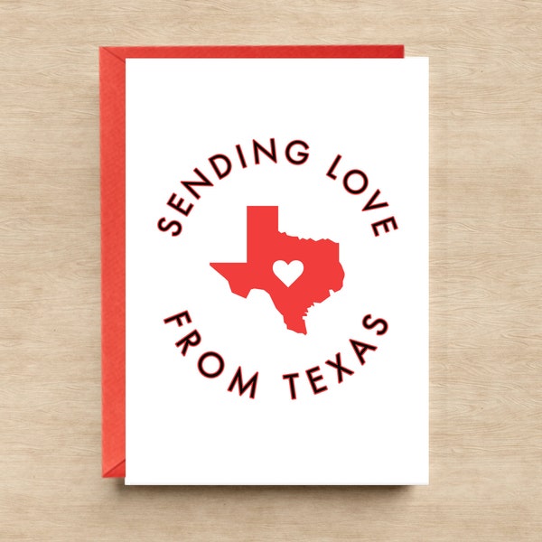 Black Texas Cards Etsy