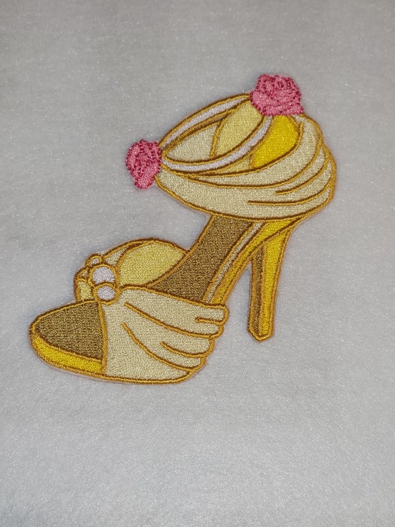Princess Belle Beauty and the Beast Shoe DIY 4 1/4 Inch Iron 