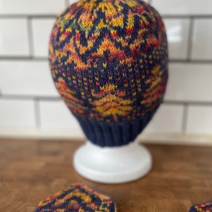 PATTERN/Stay Wild Beanie/Tricot Colorwork Pattern image 4