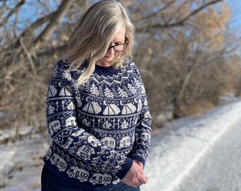 PATTERN** Choose Your Own Adventure Womens' Fair Isle Sweater