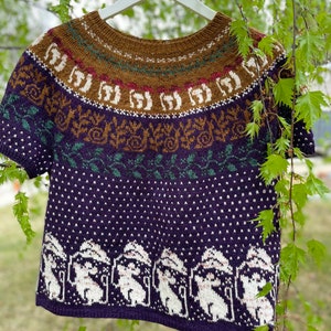 KNITTING PATTERN/ Choose Your Own Fungi Sweater /Adult/ Mushroom /Knitting/ Mouse/ Fairy