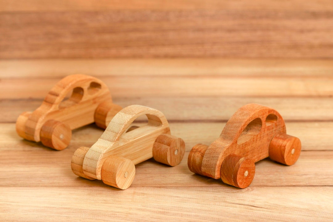 Wooden Baby Toy for Newborns Smooth and Safe Brown Wood Etsy