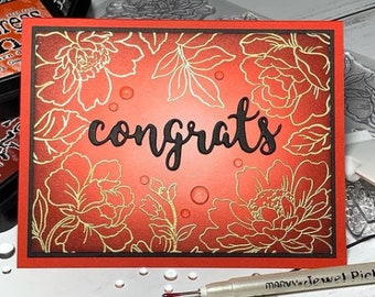 Homemade Red Greeting Cards