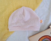 Baby beanie made of upcycling cashmere KU 43-45 cm / 6-12 M in soft pink