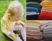 Langarmshirt Pullover für Babys und Kleinkinder aus Upcycling Wolle oder Kaschmir in der Farbe deiner Wahl