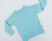 Pullover für Babys Kleinkinder 86/92  aus Upcycling Seide & Kaschmir in Mintgrün