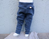 Upcycling Woolwalk Outdoor Pants for Toddlers Size 98 104 in Blue