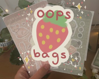 oops bags!! // b-grade stickers