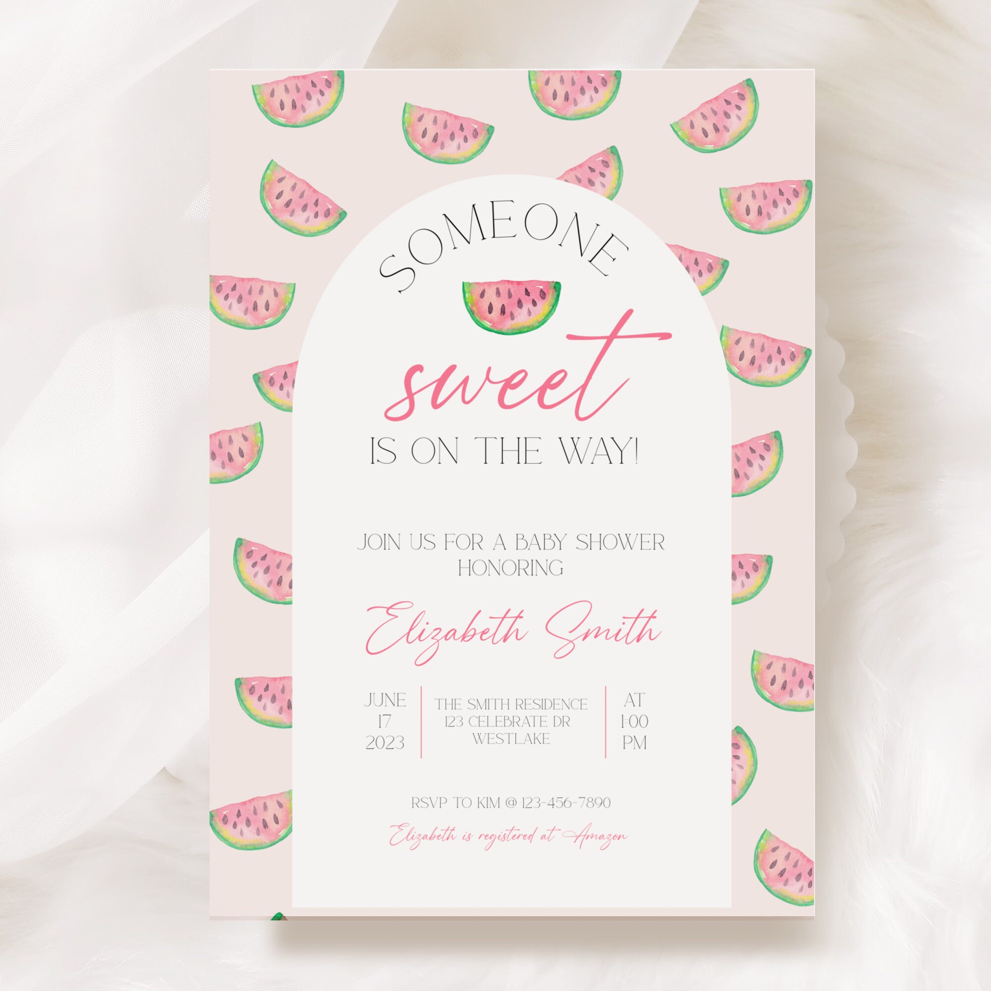 Someone Sweet is on the Way Baby Shower Sweet Baby Shower - Etsy