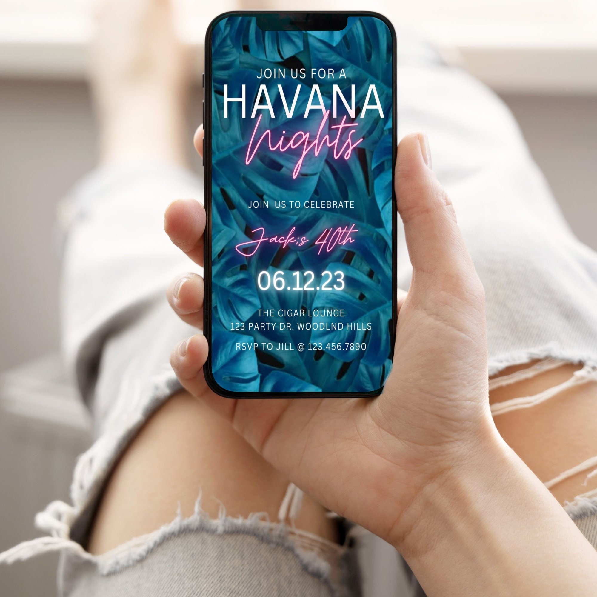 Havana Cuban Birthday Invitation Any Age Adult Birthday - Etsy