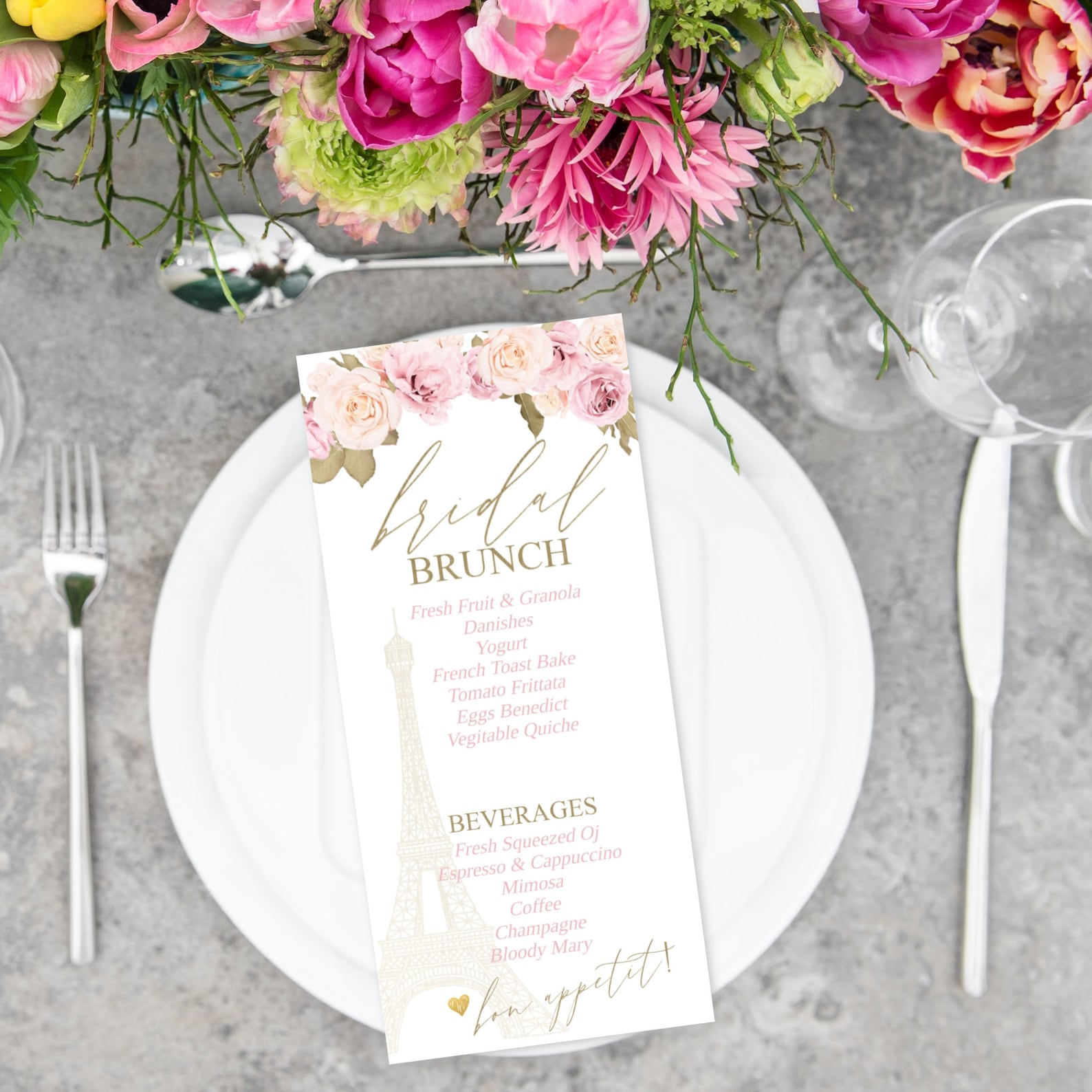 EDITABLE Paris Bridal Shower French Theme Bridal Shower Etsy