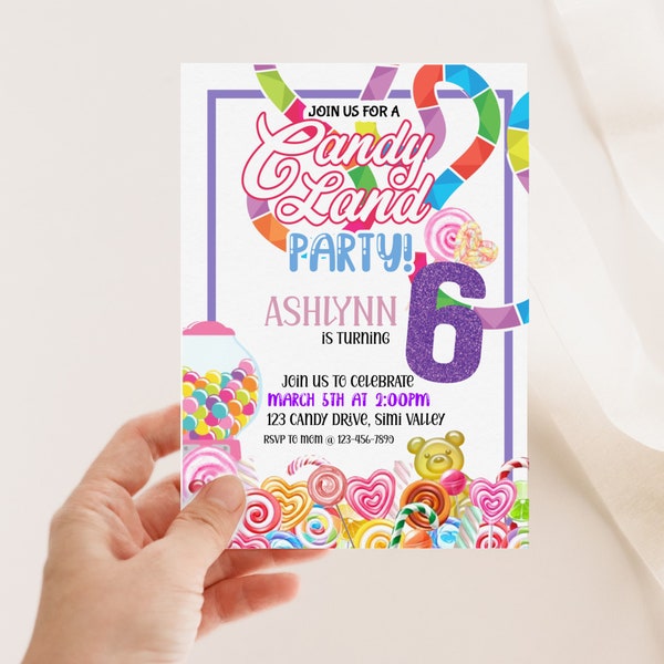 Candy Land Board Game Etsy