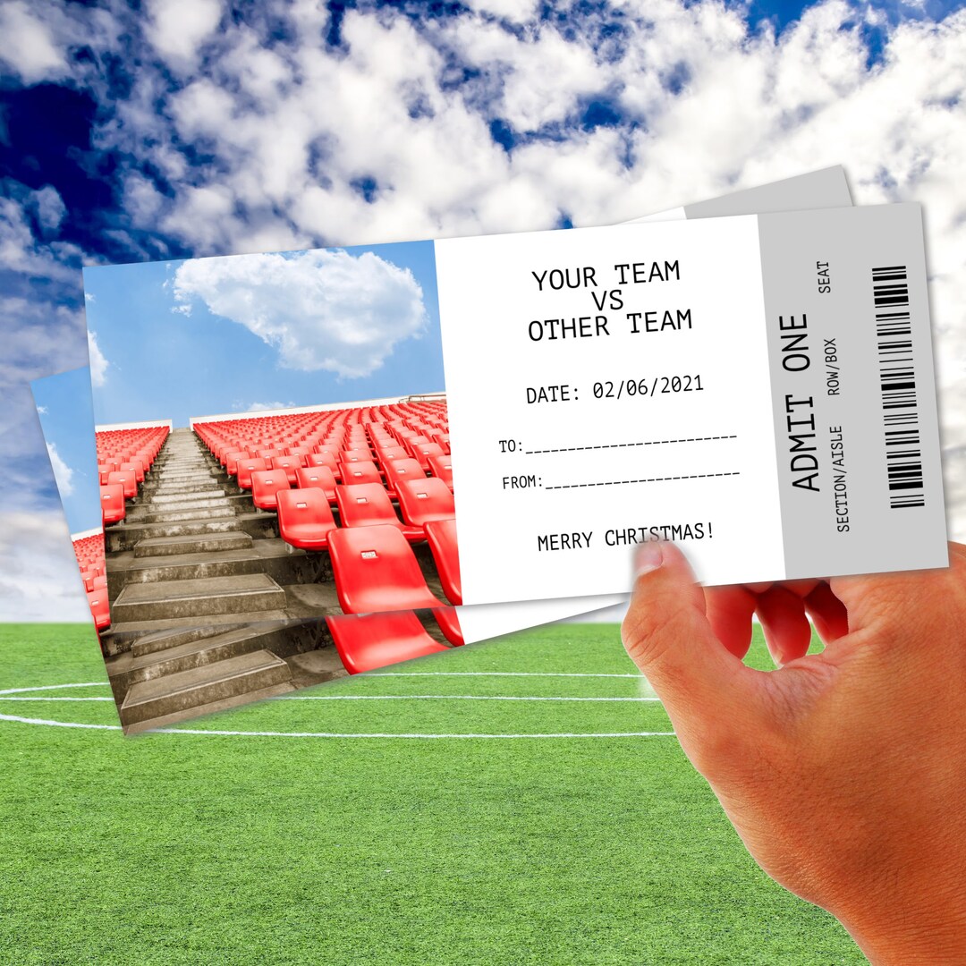 EDITABLE Sports Event Ticket, Sports Ticket, Printable Event Ticket
