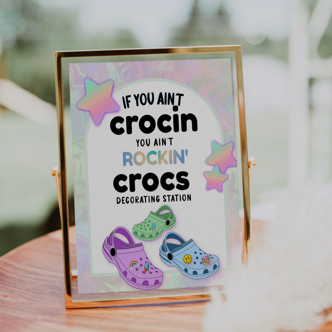 Crocs Party, Crocs Them, Girl Party, Aesthetic Birthday, Crocs ...