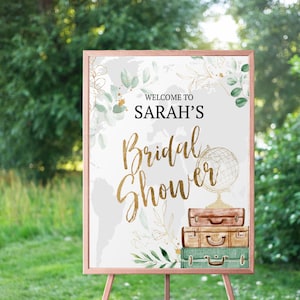 MODIFICABILE, Addio al nubilato, Addio al nubilato avventuroso, L'avventura ti aspetta, Cartello di benvenuto per la sposa, Poster di benvenuto, Tema di viaggio per la sposa, Digitale