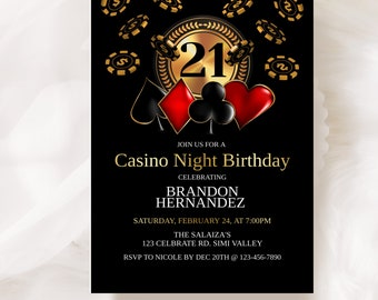 Casino Night, Casino Theme, Adult Birthday, Surprise Birthday, ANY AGE, Cheers, Casino Holiday party, Holiday Party, Company Party, Gala