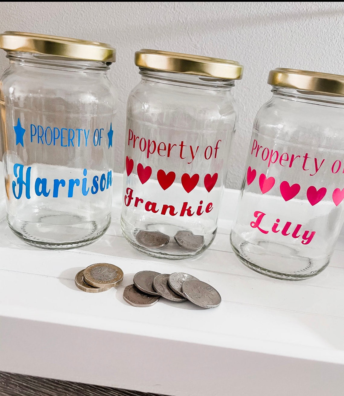 Personalised jars property of jars adult bits and bobs jar Etsy