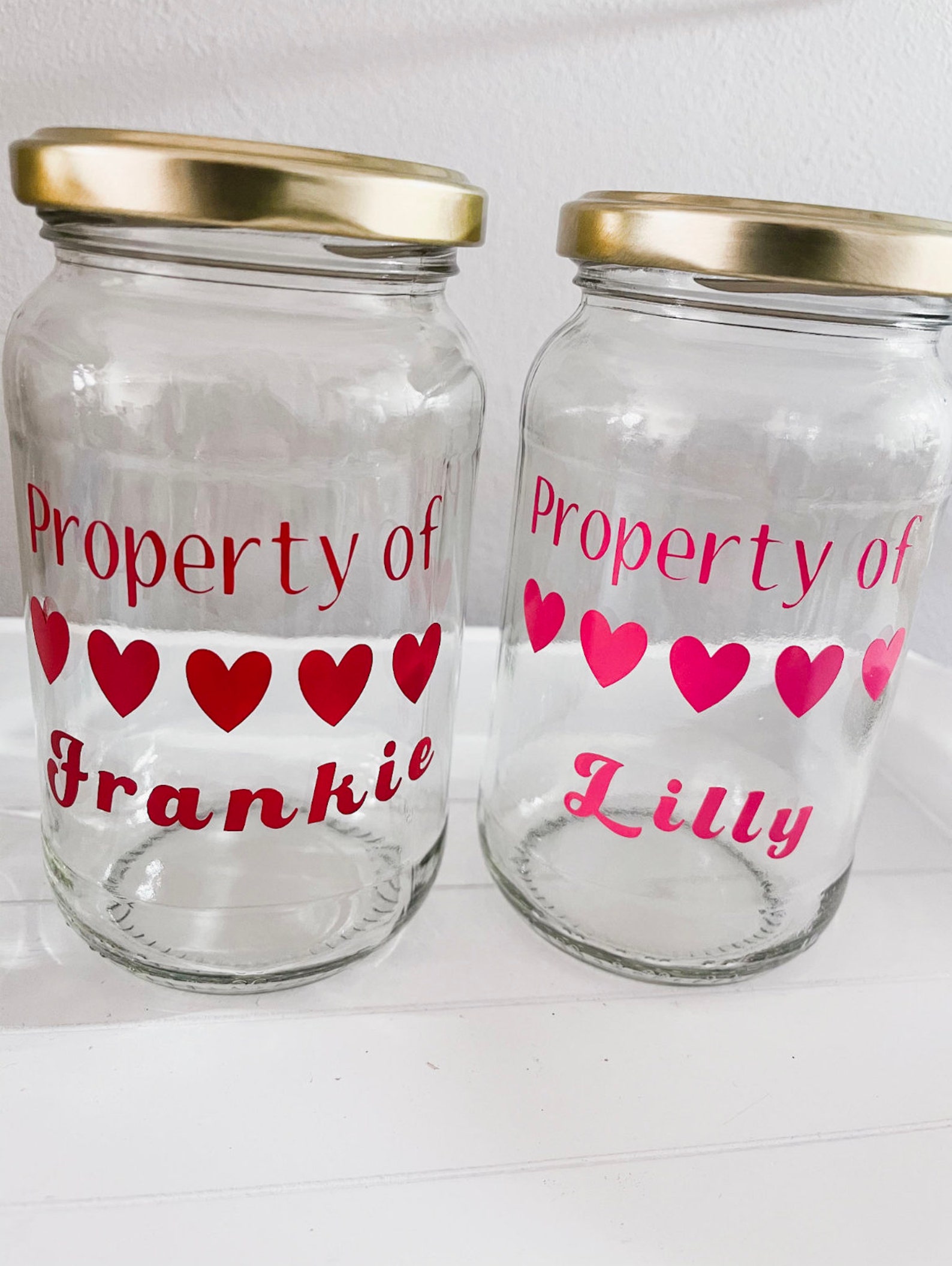 Personalised jars property of jars adult bits and bobs jar Etsy