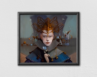 Signed Giclee Art Print by Merab Gagiladze: Museum Quality Canvas Wall Art