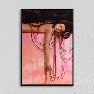 Fine Art Print - Giclee Print. DREAMER - Irma Kusiani. 35 x 51 cm/13,8"x20". Dekoracja ścienna. Edycja limitowana. Podpisany wydruk.