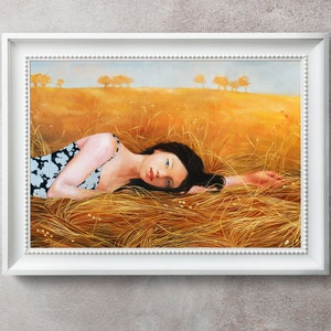 Giclée print - Wall Art print. „In Summer” - Irma Kusiani. Fine Art Signed Print.