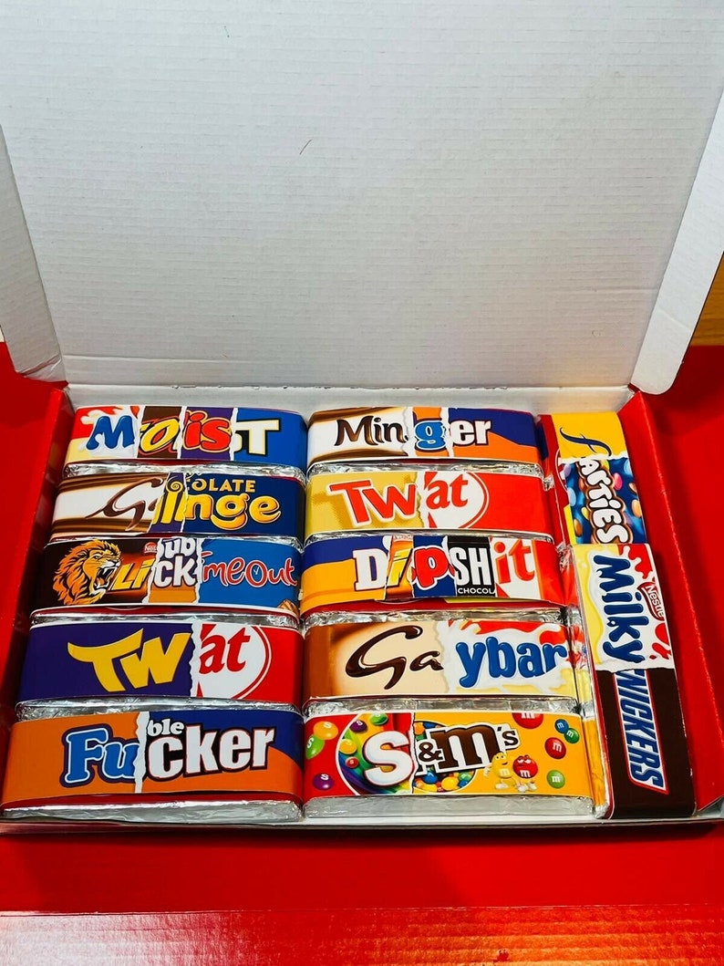 Kitkat Chocolate Novelty Selection Rude Funny Joke Message Etsy