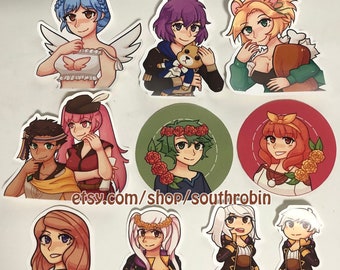 Fire Emblem Three Houses and Awakening Stickers