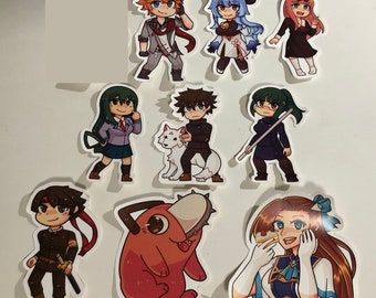 Assorted Anime Inspired Stickers