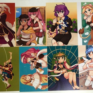 Impressions cartes postales mates Fire Emblem Awakening et Three Houses