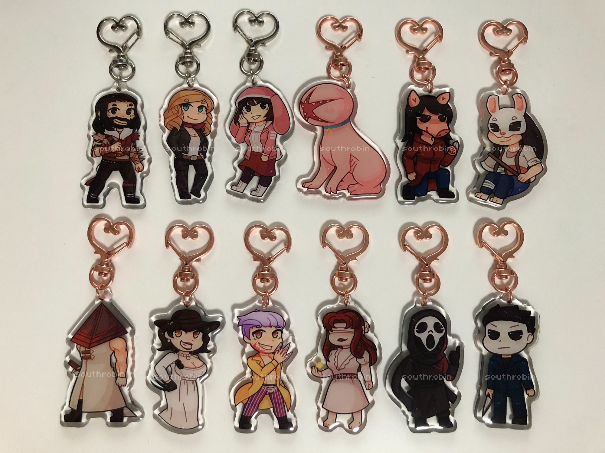 Dead by Daylight Killer Slasher and Survivor Charms