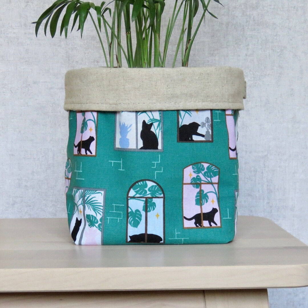 Cat Plant Pot Cover, Cat Planter, Cat Gifts for Cat Lover, Plant Gifts