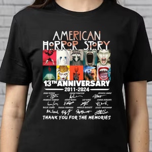 American Horror Story Tv Series, Murder House, Asylum, Coven, Freak Show, Cult, American Horror Story 13th Anniversary Shirt Halloween Gift