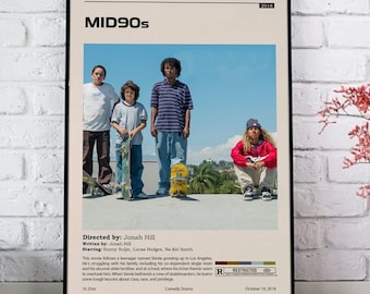 Mid90s | Skateboarding Film Movie Poster | Giclee Print - Etsy