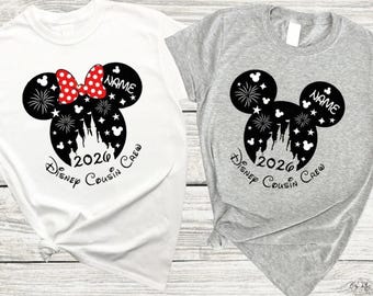 Custom Disneyland Cousin Crew 2026 Shirts, Personalized Disney Cousin Squad, Matching Family Reunion Trip, New Cousin Shirts