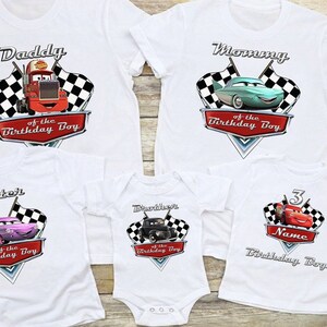 Disneyworld Cars Birthday Shirts, Custom Cars Theme Birthday Party Shirts, Cars Personalized Birthday shirt, Lightning Mc queen Disneyland