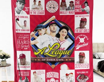 A League of Their Own 90s Sport Movie Vintage Fleece Blanket, Jimmy Dugan Funny Blanket Idea Gifts For Him, Her, Film Fans
