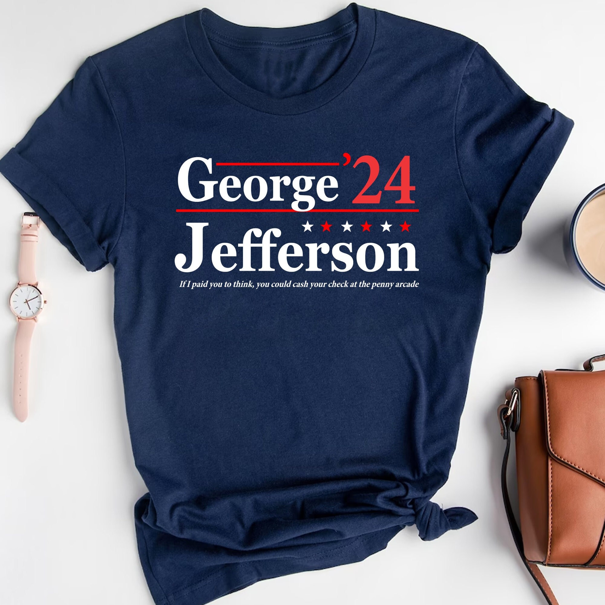 George Jefferson 2024 Election Slogan Funny Cool Comedy Urban - Etsy